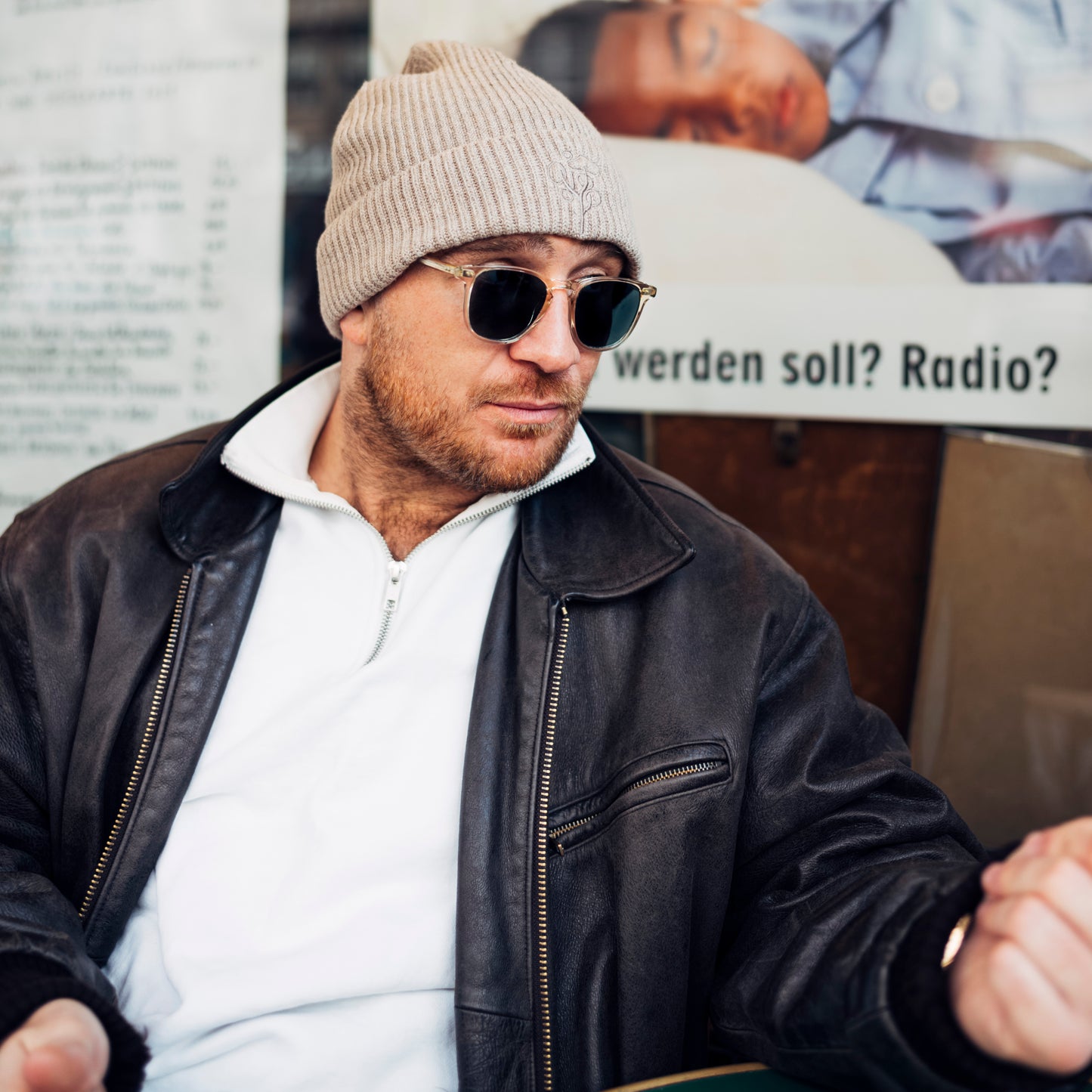 Mütze aus Bio-Baumwolle mit Stick
